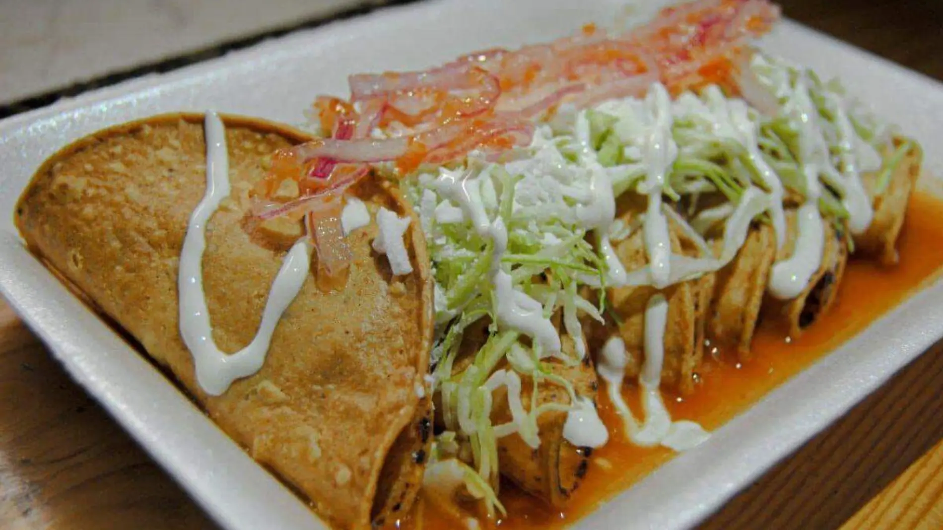 Tacos dorados de nada Viilas del Real